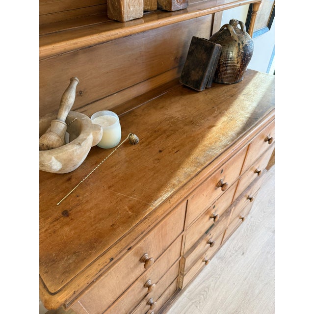 Rare 19th Century English Pine Dairy Hutch For Sale - Image 4 of 12