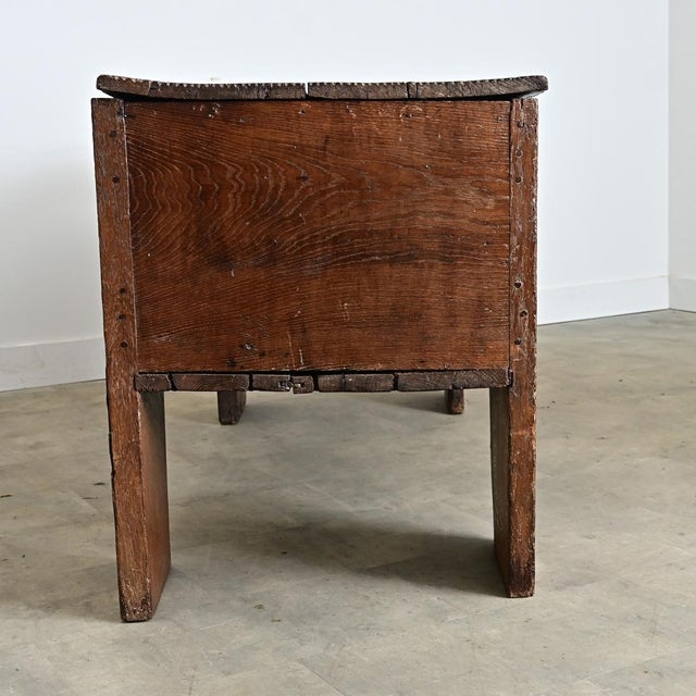 German 16th Century Oak Coffer For Sale - Image 10 of 18