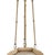Industrial Visual Comfort Rl 5064 Nb-Wg Rivington Medium 8-Paneled Chandelier in Natural Brass With White Glass, Design by Ralph Lauren For Sale - Image 3 of 7