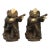 Vintage Pierrot Figural Bookends, a Pair For Sale