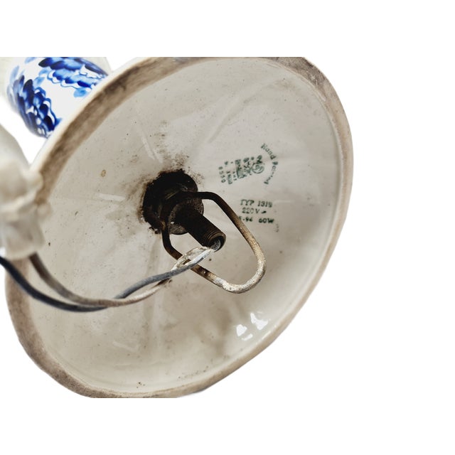 Postmodern Porcelain Hanging Lamp from Bolesławiec, Poland, 1970s For Sale - Image 11 of 12