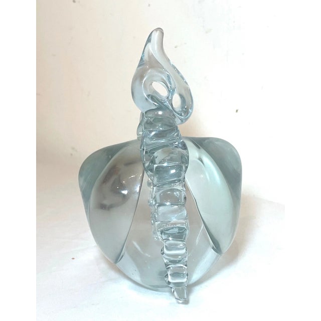 Signed Vintage Elaborate Hand Blown Art Glass John Bingham Sculpture Statue For Sale - Image 4 of 8