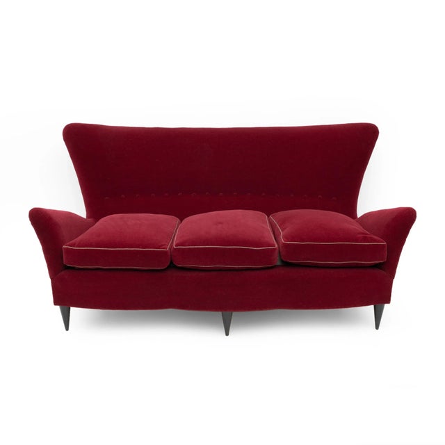 Art Deco Italian Sofa from Gio Ponti, 1950s For Sale - Image 10 of 10