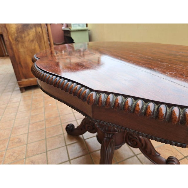 English Coffee Table in Mahogany, 1800s For Sale - Image 5 of 6