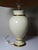 Crackle-Glazed Ivory and Gold Earthenware Lamp attributed to Le Dauphin, 1980s-1990s For Sale - Image 10 of 14