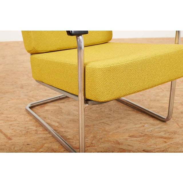 Armchair in Chrome-Plated Tubular Steel by Werner Max Moser, 1930s For Sale - Image 8 of 14