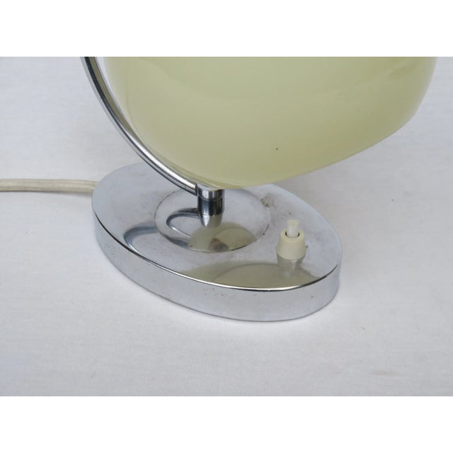 Austrian Art Deco Bedside Lamps in Chrome, Set of 2 For Sale - Image 12 of 17