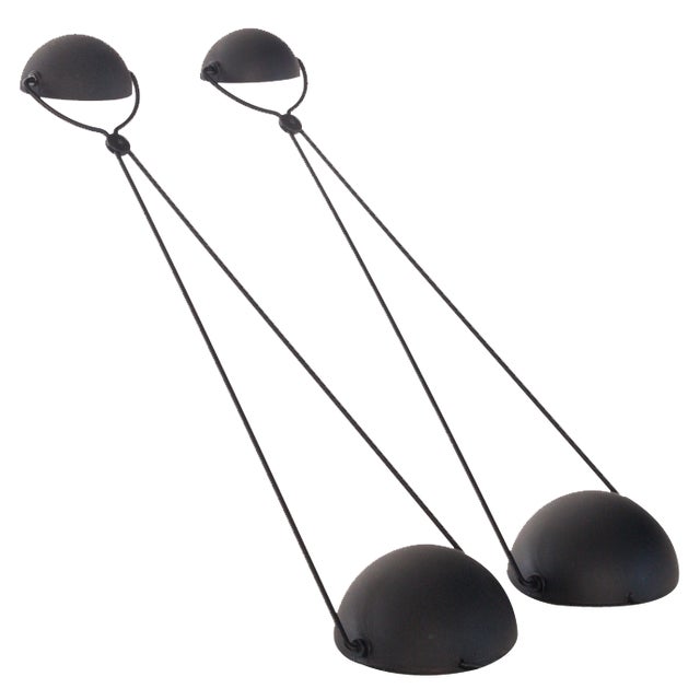 Meridiana Table Lamps by Paolo Piva for Stefano Cevoli, 1980s, Set of 2 For Sale