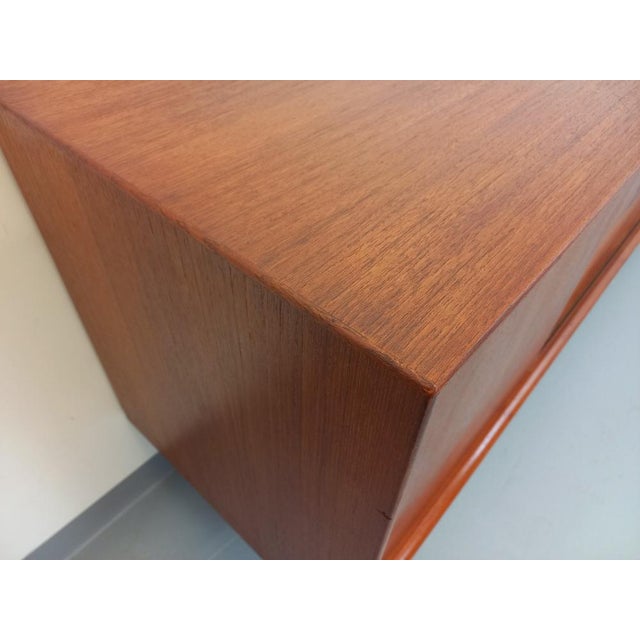 1960s Vintage Scandinavian Teak Sideboard by Edvard Valentinsen for Samcom, 1960s For Sale - Image 5 of 18
