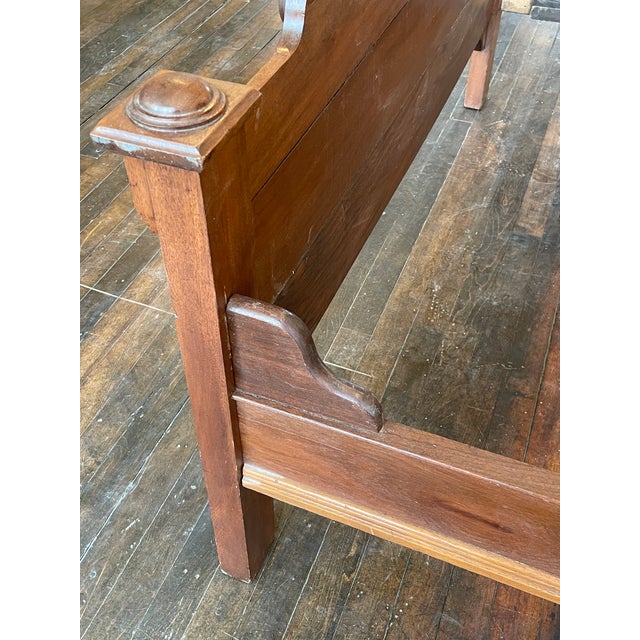 Antique Victorian/Eastlake Walnut Full Size Bed For Sale - Image 11 of 15