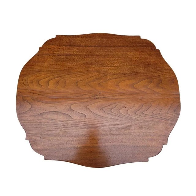 Traditional Mid-Century Federal Turned Legs Mahogany Low Side Table Tea Table For Sale - Image 3 of 7