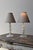 Vintage Murano Opalescent Blown Glass Lamps Attributed to Barovier + Toso, A Pair, Circa Mid 20th-Century. A masterful...