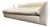Contemporary Cream Linen 'Right Back' Sofa by Waldo Fernandez For Sale