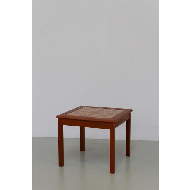 Danish Teak and Tile Side Table, 1960s For Sale - Image 10 of 16