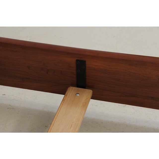 Wood Stickley Cherry LaRochelle Queen Size Sleigh Bed For Sale - Image 7 of 18