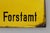 Vintage German Yellow Enamel Sign, 1900 For Sale - Image 5 of 11