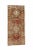 1930s Vintage Distressed Oushak Medallion Rust Red Sage Wool Hand-Knotted Runner Rug - 4’3” X 9’11” For Sale - Image 11 of 11