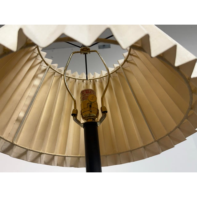 Black Stiffel Vintage Black & Brass Table Lamps , Pair For Sale - Image 8 of 12
