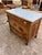 French 19th Century Empire Carrara Marble Top Bleached Mahogany Commode For Sale - Image 9 of 12