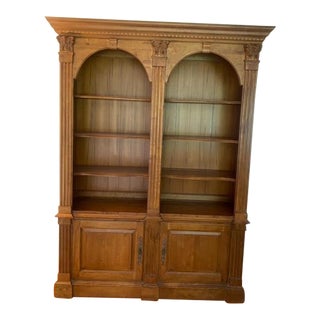 1990s Ethan Allen Legacy Bookcase For Sale