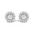 Emanating from the heart of innovation, these 10K white gold earrings feature lab-grown diamonds that sparkle with a...