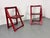 Mid-Century Italian Red Foldable Chairs by Aldo Jacober for Bazzani, 1960s, Set of 2 For Sale - Image 12 of 12