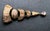 French Articulate Talosel Brooch with Glass Inlay by Line Vautrin Branded For Sale - Image 9 of 9