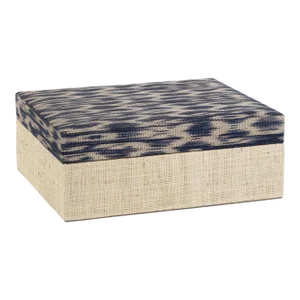 Marano T'nalak and Raffia Decorative Box