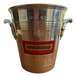 1970s Piper Heidsieck Champagne Bucket Marilyn Monroe NYC Hollywood 444 1st Ave Rare