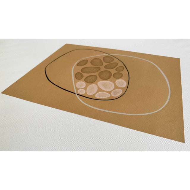 Brown Amanda Andersen, Venn Diagram, Colored Pencil Drawing on Brown Paper, 2023 For Sale - Image 8 of 10