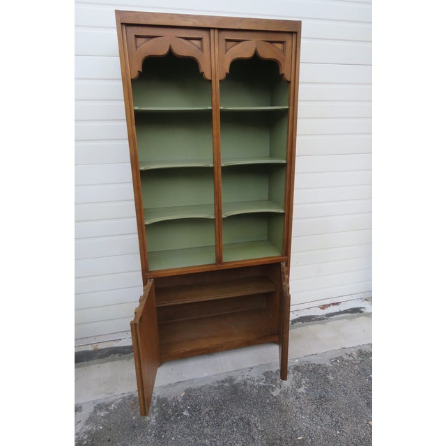 Drexel Esperanto Collection Shelving Display Cabinet Bookshelf 6202 For Sale - Image 17 of 18
