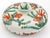 Offering a rare vintage Chinese porcelain divided lidded serving dish, circa Mid 20th Century. This is a hand painted dish...