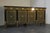 Louis XVI Style Hollywood Regency Sideboard in Burl Wood, Grey Lacquer and Brass, France, 1980s For Sale - Image 4 of 18