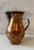 Antique handmade hammered copper pitcher with a brass handle. Believed to be English circa late 1800s. **Condition Note -...