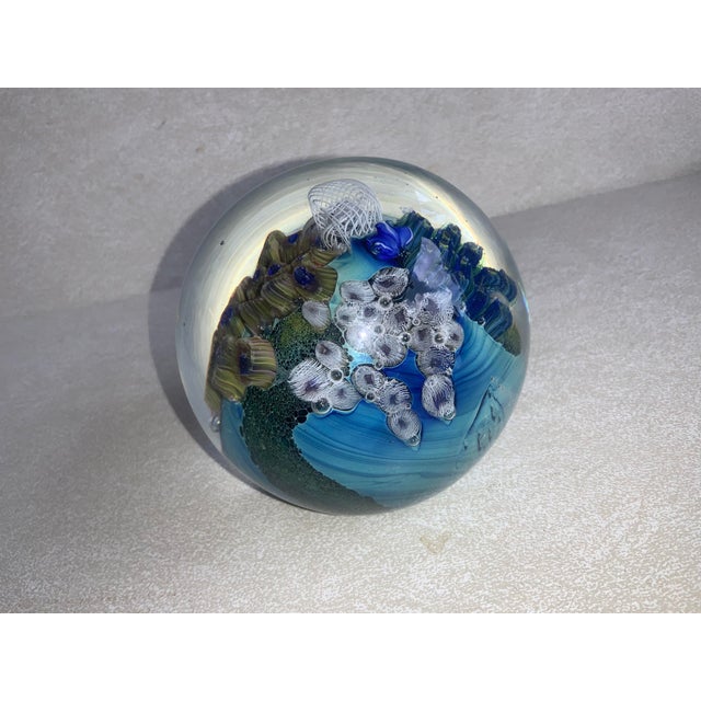 Josh Simpson Art Glass Paperweight “Planet” Series For Sale - Image 10 of 11