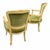 20th Century Louis XV Lacquered Armchairs, Set of 2 For Sale - Image 4 of 6