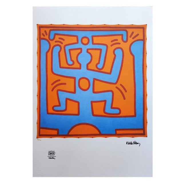 Keith Haring, Composition, Lithograph, 1990s For Sale - Image 11 of 11