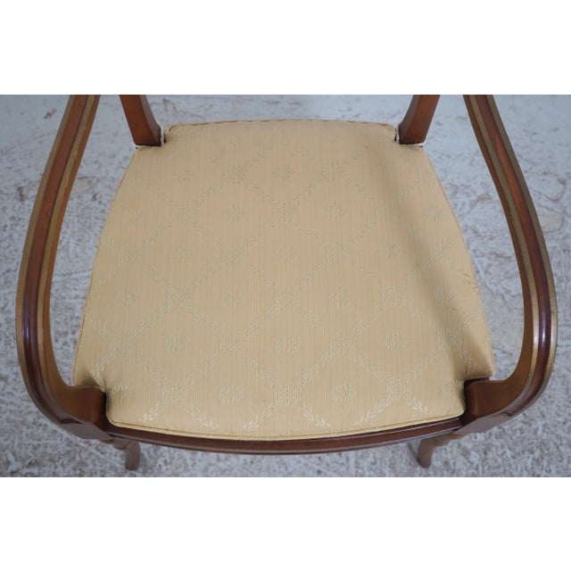 Pair Baker Regency Historic Charleston Open Armchairs For Sale - Image 9 of 18