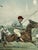 Textile Cal-Mode Fine Furniture Question of Pace Polo Scene, Framed For Sale - Image 7 of 12
