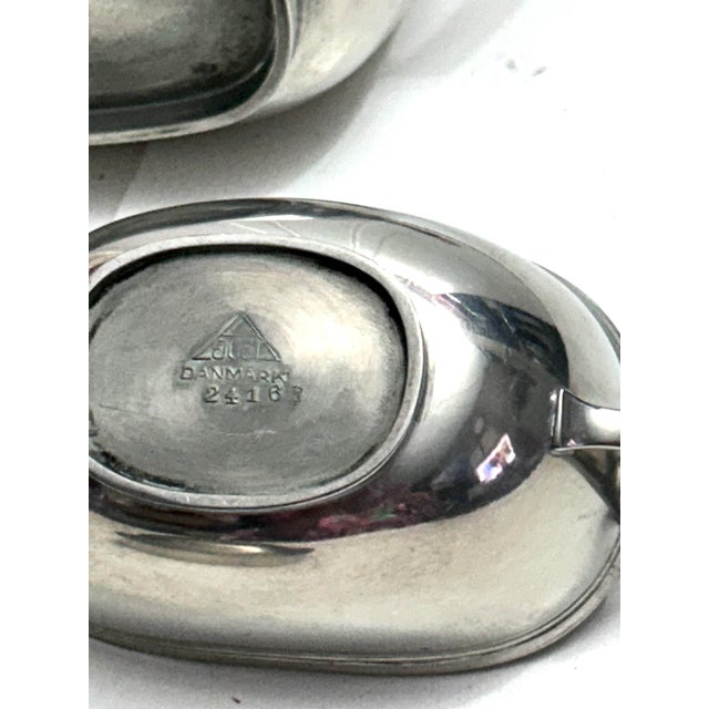 1930s 3 Pieces of Just Andersen Danish Pewter Tea Set - Set of 3 For Sale - Image 12 of 12