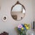 Vintage Baroque Italian Oval Wall Mirror For Sale - Image 4 of 9