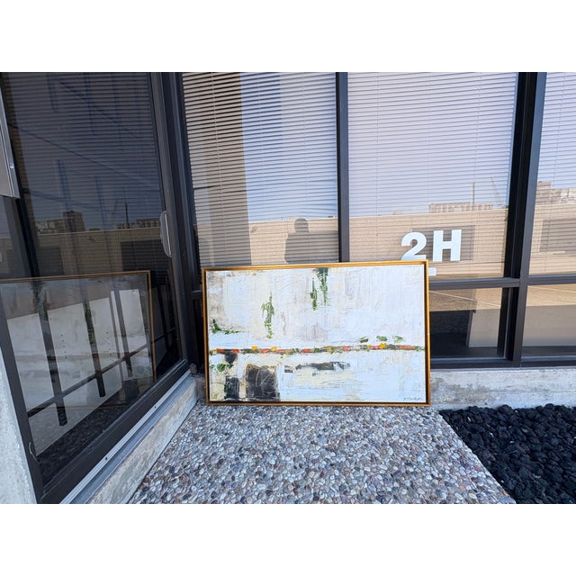 Post-Modern Framed Abstract Painting For Sale - Image 11 of 11