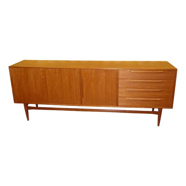 Vintage Teak Sideboard by Heinrich Riestenpatt for RT Möbel, 1960s For Sale