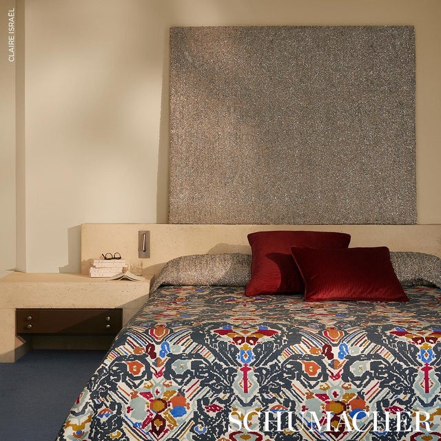 2020s Sample - Schumacher Wyatt Corduroy Fabric In Merlot For Sale - Image 5 of 6