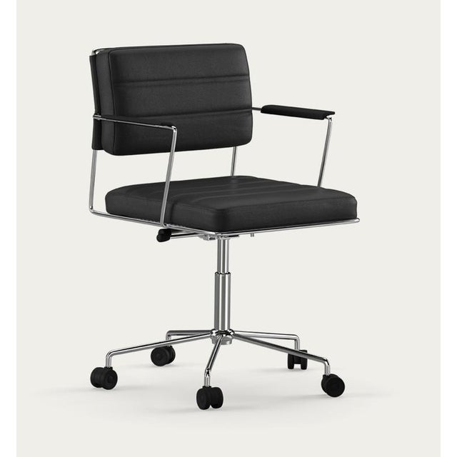 Henrik tengler time chair frame: chrome , upholstery: prestige black for one collection the time chair, designed by henrik...