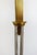 1930s Art Deco Gilt, Silvered Bronze Chandelier, Frosted Glass Shades For Sale - Image 10 of 14