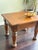 Vintage Rustic Solid Pine Square End Table — Turned Baluster Leg Farmhouse Spanish Colonial Side Table For Sale - Image 12 of 12