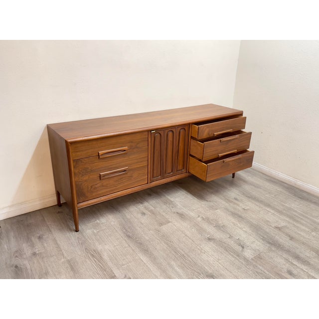 Wood Mid Century Modern Dresser For Sale - Image 7 of 12