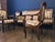 Set of four fauteuils and one large sofa. Mahogany wood. Beautifully restored. Very comfortable and elegant. French work...