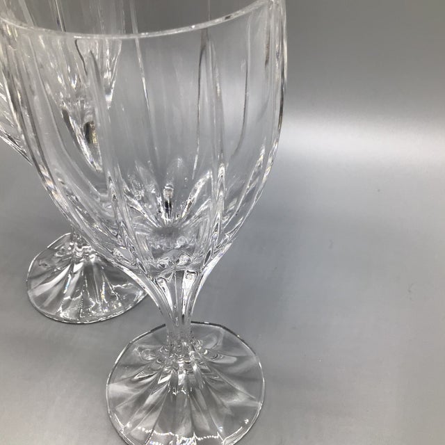 Here are 2 Mikasa Berkeley wine glasses that once you use them they will become your new favorite. They just have that...